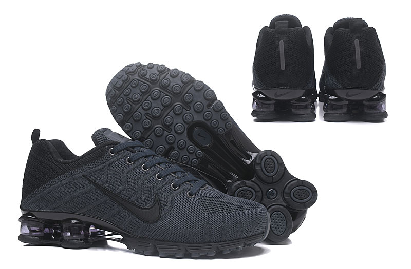 Men Nike AIR Shox Knit Carbon Black Shoes